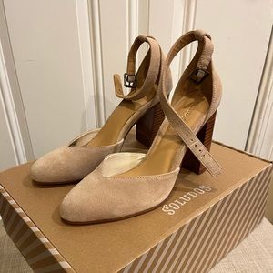 Soludos size 8.5 Collette Heel blush